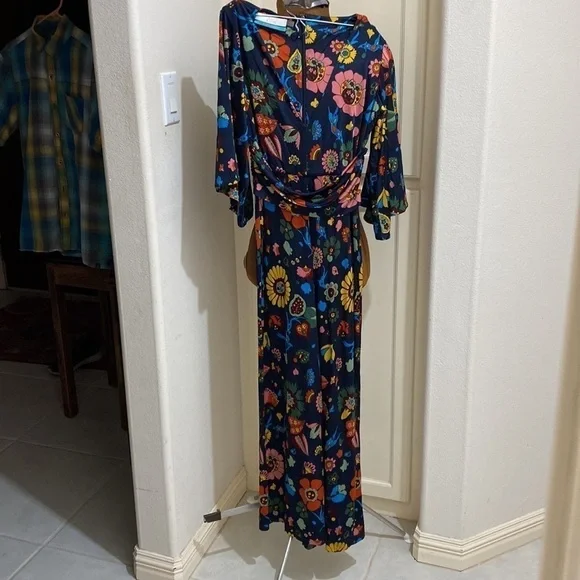 Boden Icons Evelyn Floral Jumpsuit Size 4